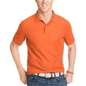 IZOD Men’s Advantage Performance Natural Stretch Orange T-Shirt Size L NWT